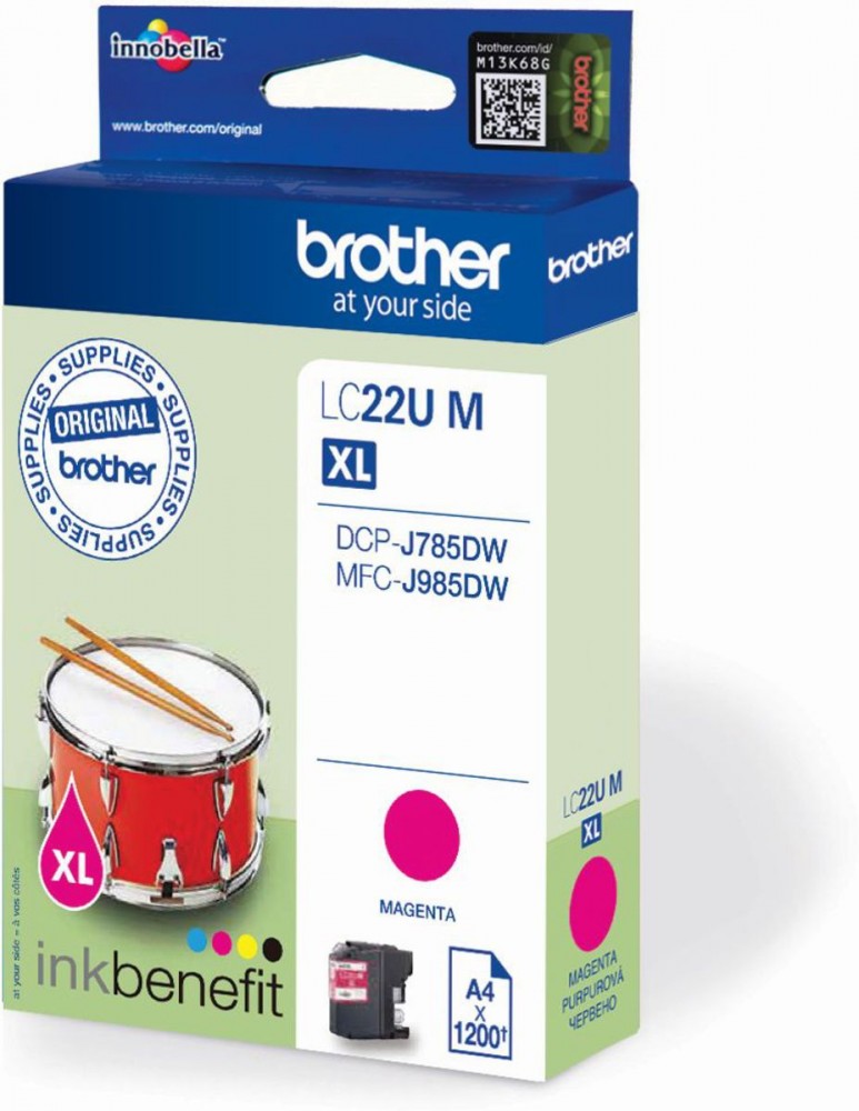 Brother LC22UM Inkjet Cartridge Magenta LC22UM BA76006