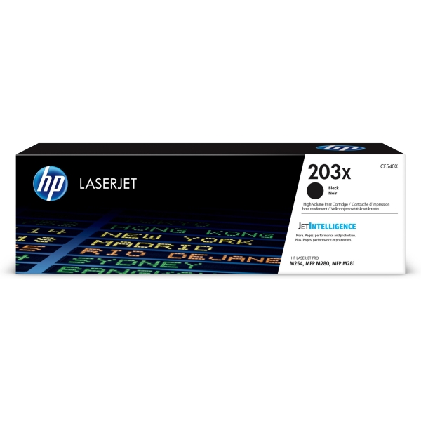 HP 203X CF540X originale Black laser toner per MFP M281 FDN