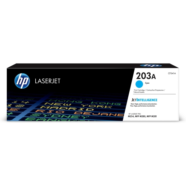 HP 203A CF541A Toner originale Cyan per MFP M281 FDN