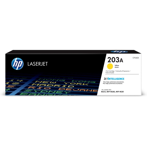 HP 203A CF542A Toner originale Yellow per MFP M281 FDN