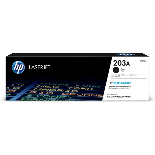 [HPCF540A] HP 203A CF540A Toner Originale Black per MFP M281 FDN